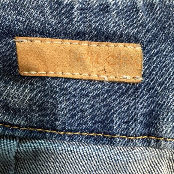 PILCRO Wide Leg Cropped Jeans, Size 29 (8) - Picture 8 of 14